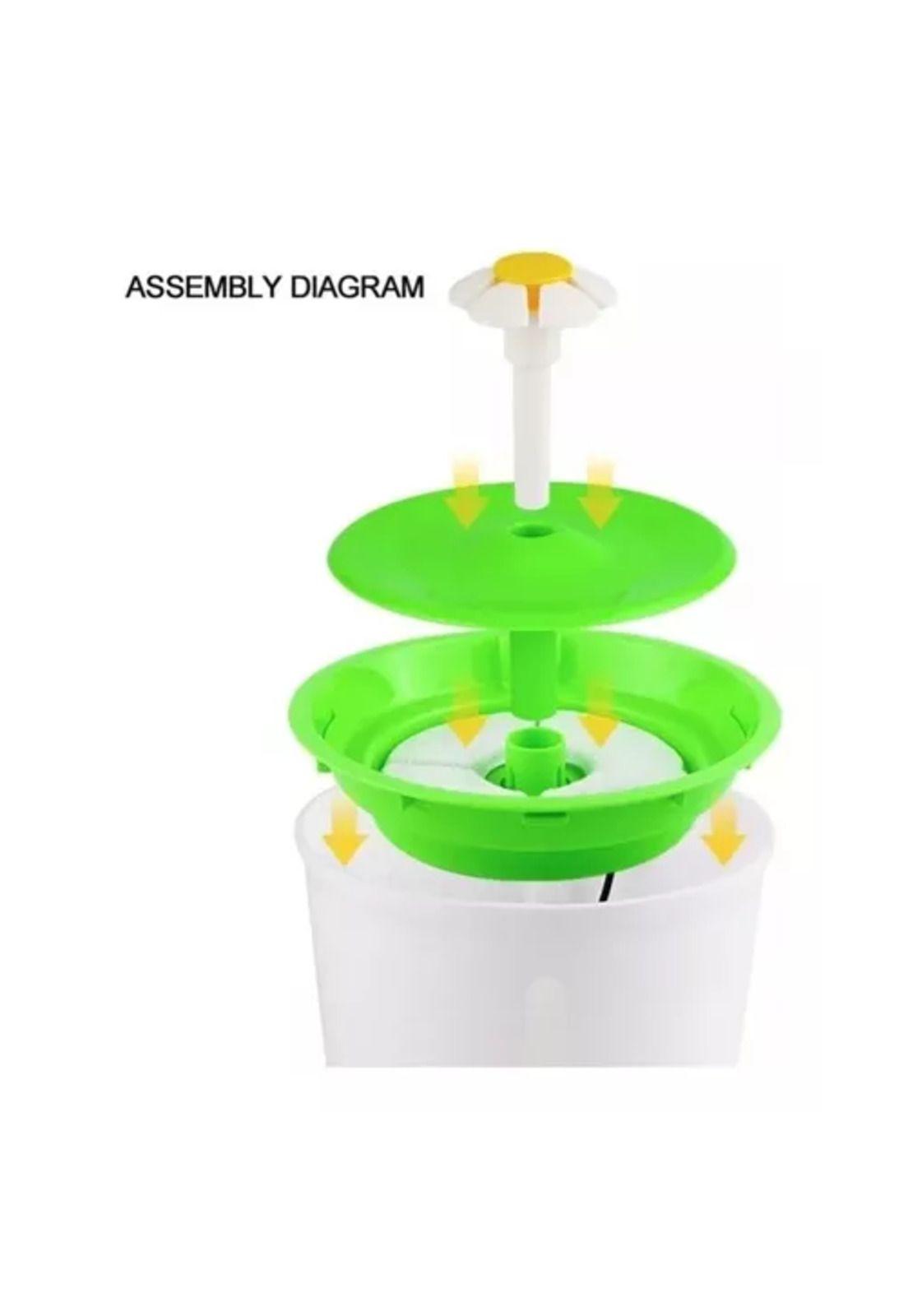 Bebedero eléctrico de agua de 1.6 l para perros y gatos-2