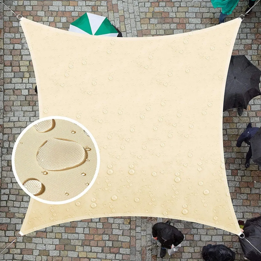 Parasol impermeable 3x3 beige-4