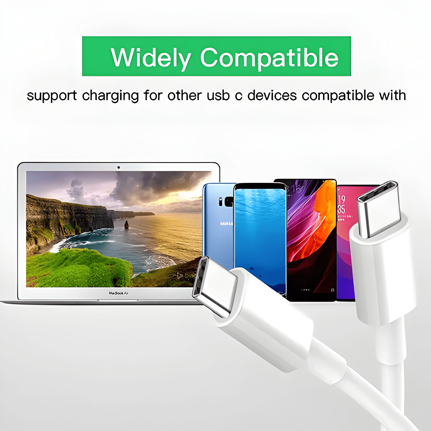 Cable tipo c a tipo c para ipad carga rápida 1m-4