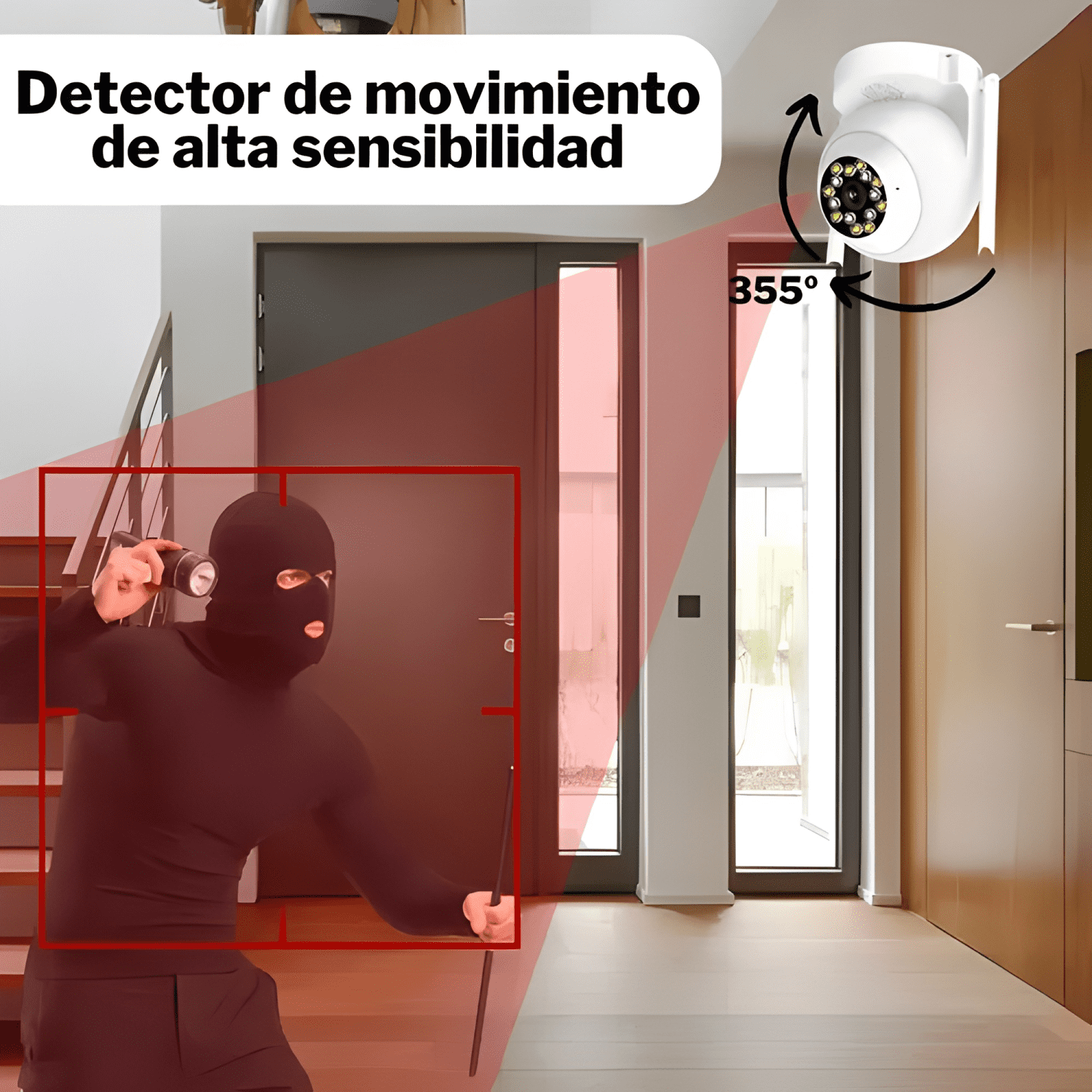 Cámara de Seguridad Smart Camera Wifi Inalambrica Motorizada-2