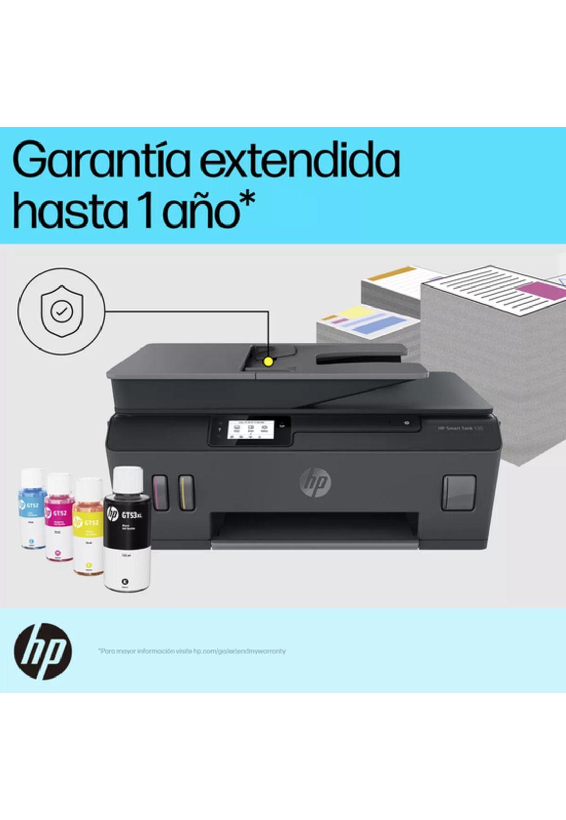 Impresora multifunción a color HP Smart Tank 530 tinta continua con wifi-4