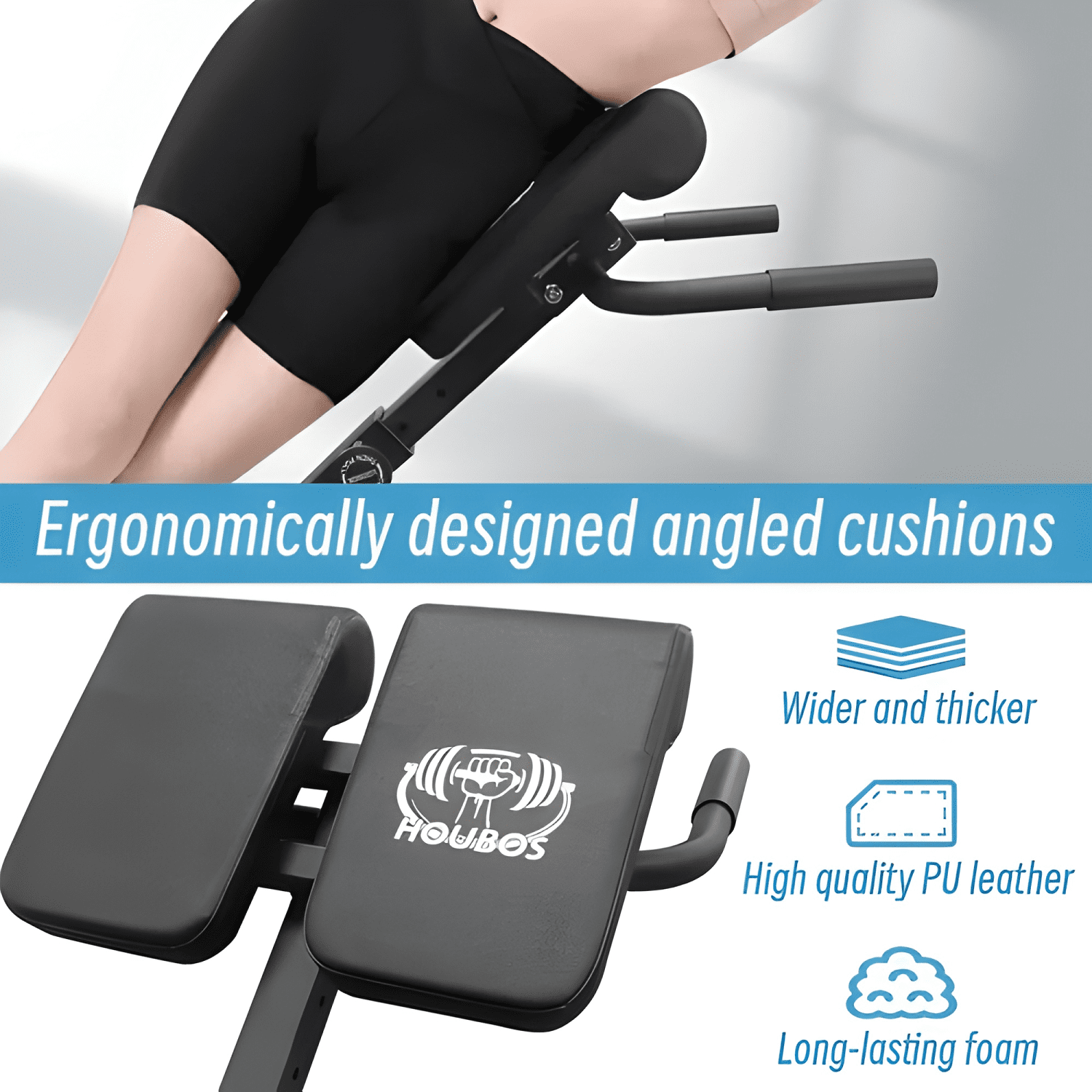Silla romana banco de hiperextensión lumbar #1-3