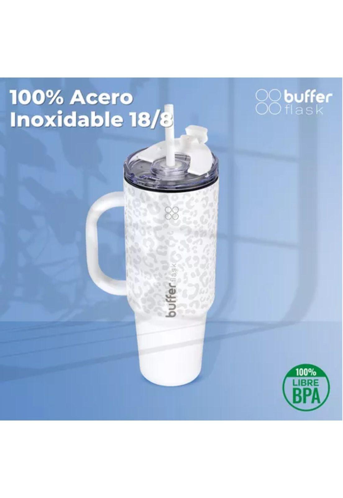 Vaso térmico mug Buffer, 1.2 L, acero inoxidable, frío y calor-5