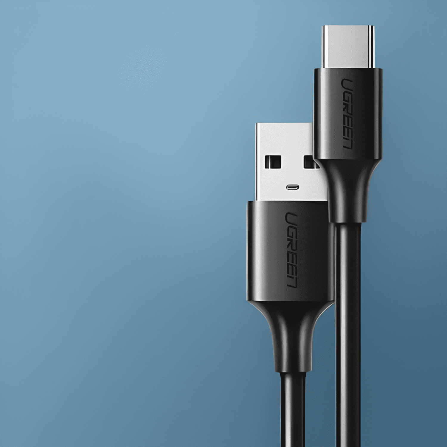 Cable cargador USB a a USB tipo c quick charge de 1m-2