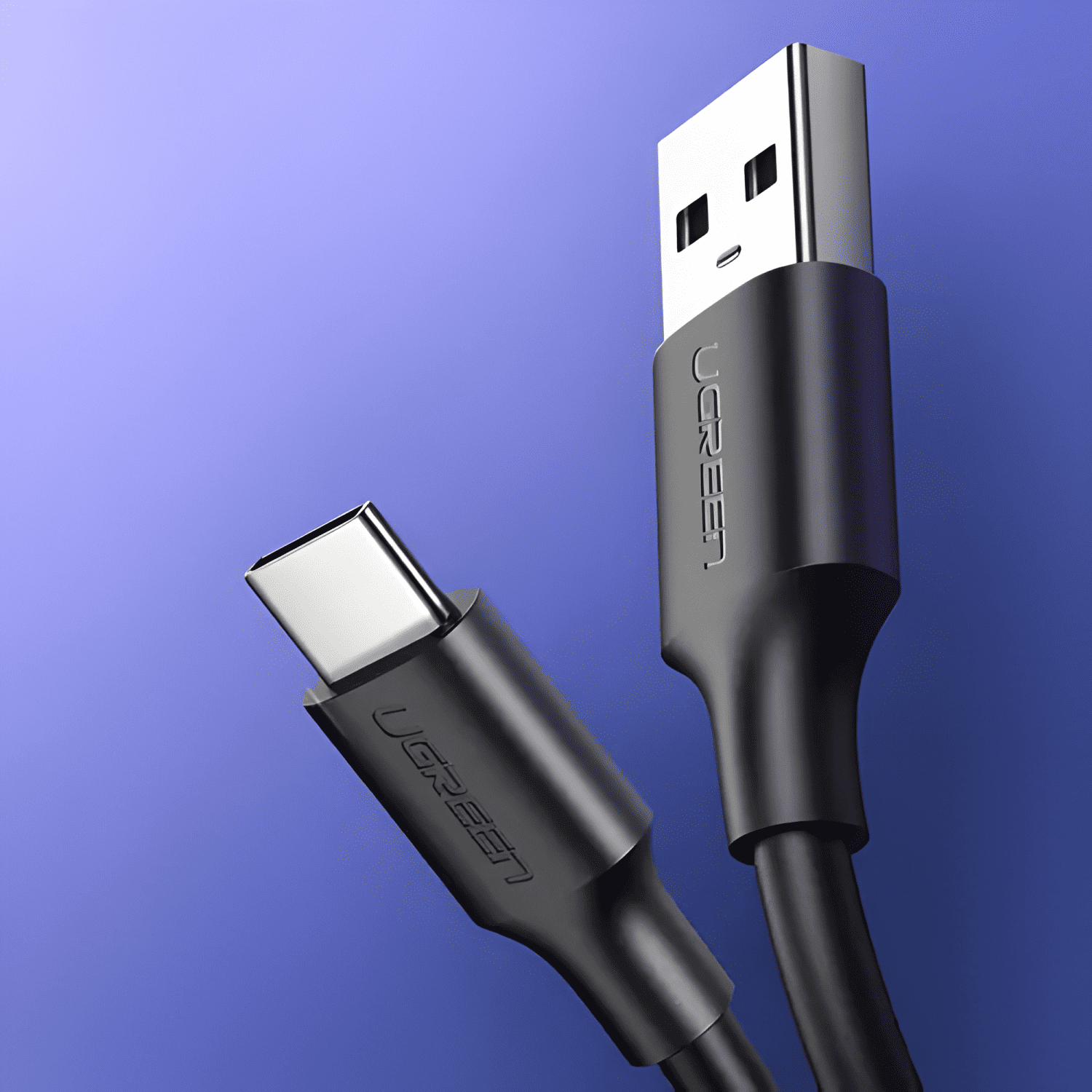Cable cargador USB a a USB tipo c quick charge de 1m-3