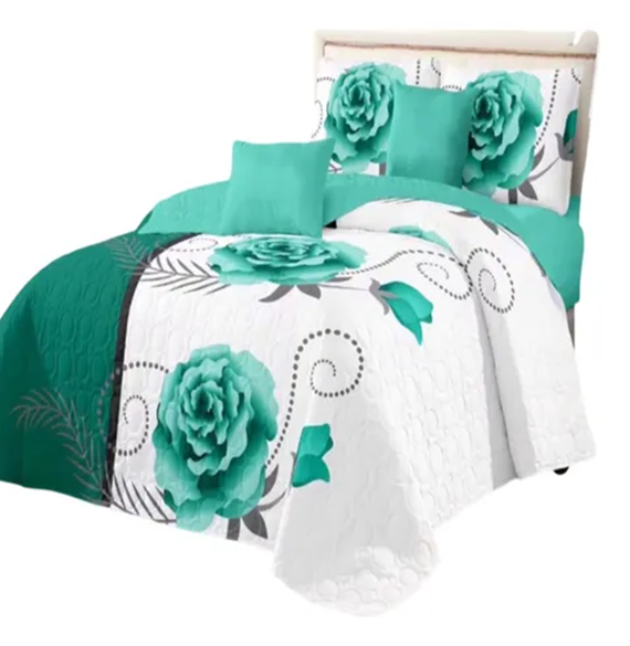 cubrecama quilt 2 plazas primavera verano diseño a-0