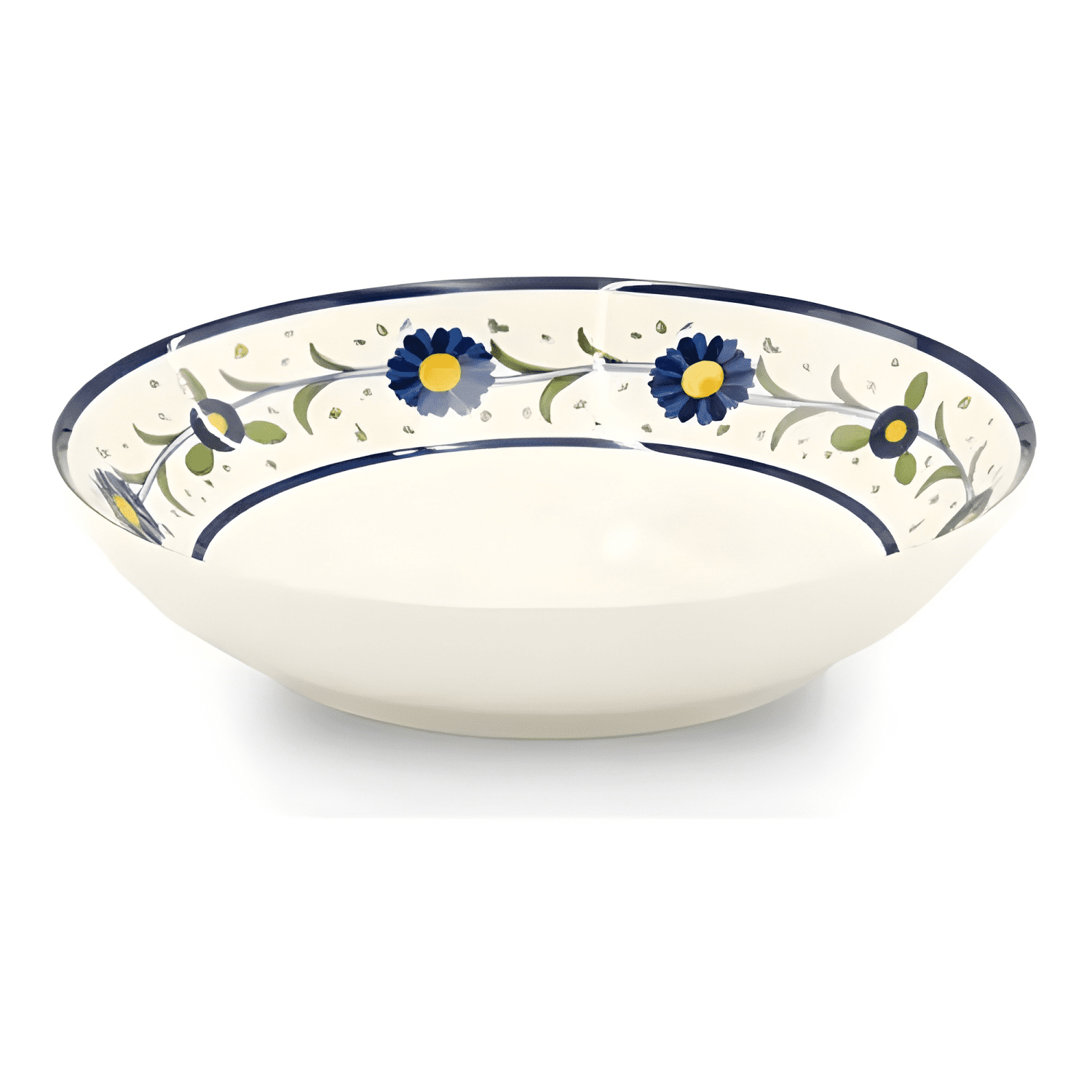 Juego de vajilla 30 piezas porcelana fiesole con flores-2