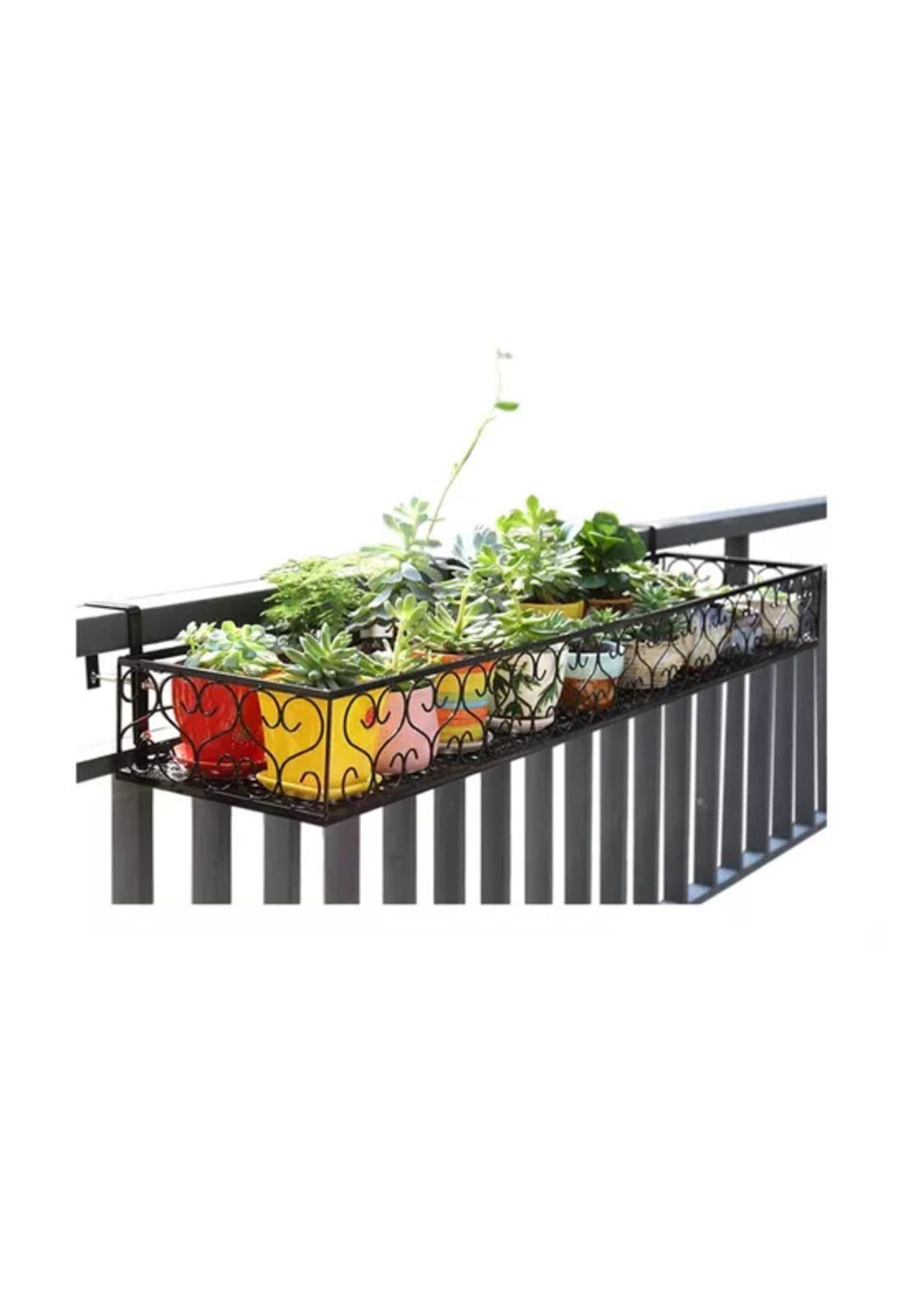 Jardinera Exterior Barandilla para Balcón 50x20x12cm-2