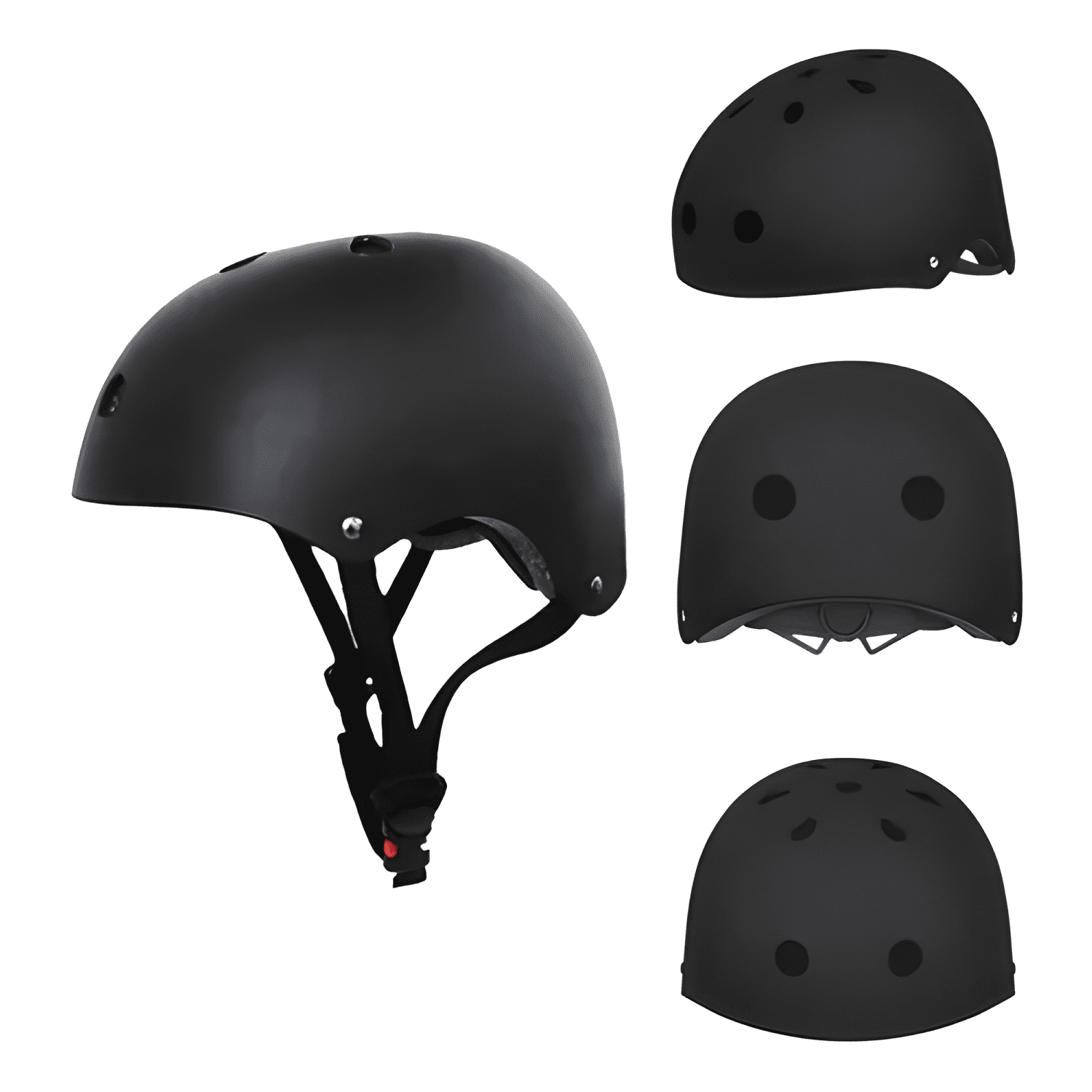 Set 7 piezas protecciones casco bicicleta skate patín #24-3