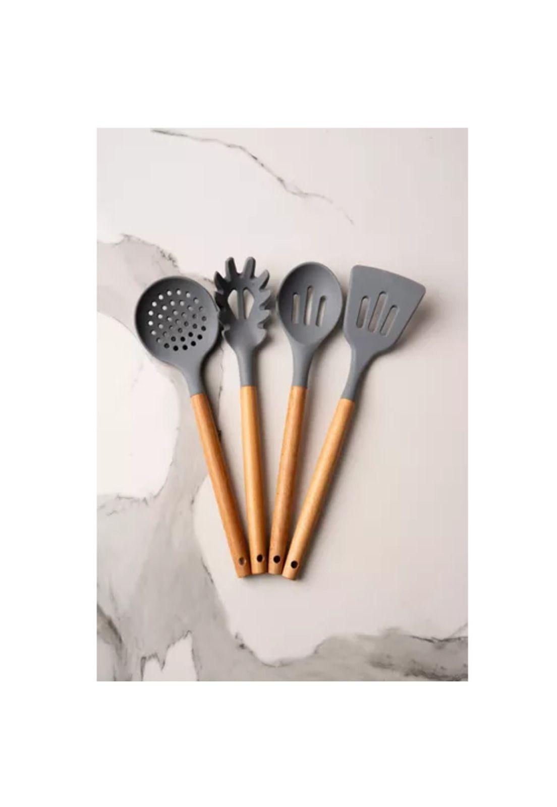 Batería de cocina de 10 piezas, antiadherente, cerámica marmolada-2