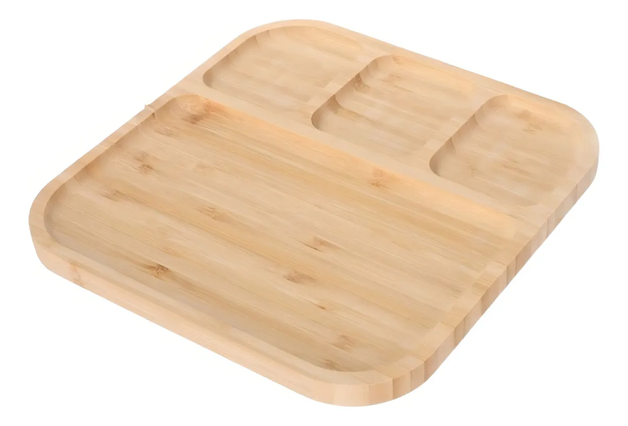 Tabla De Picar De Madera 25cm Cuadrada-0