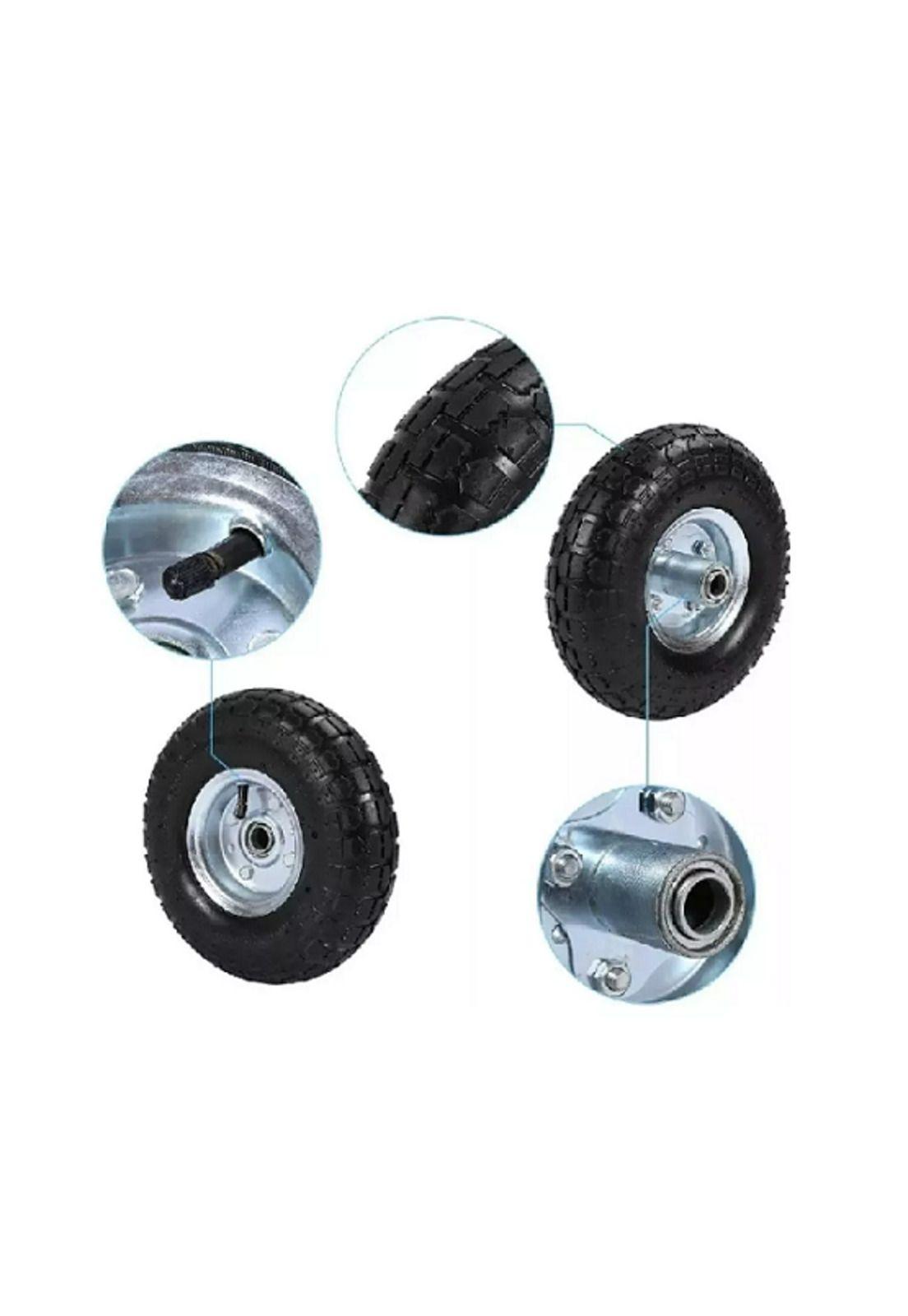 Rueda inflable para carro, yegua 10 pulgadas color negro-2