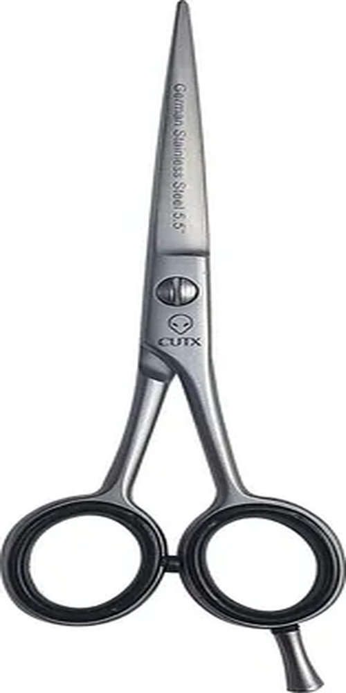 Tijera Cutx esculpidora 5.5 gris mate estuche plateado-0