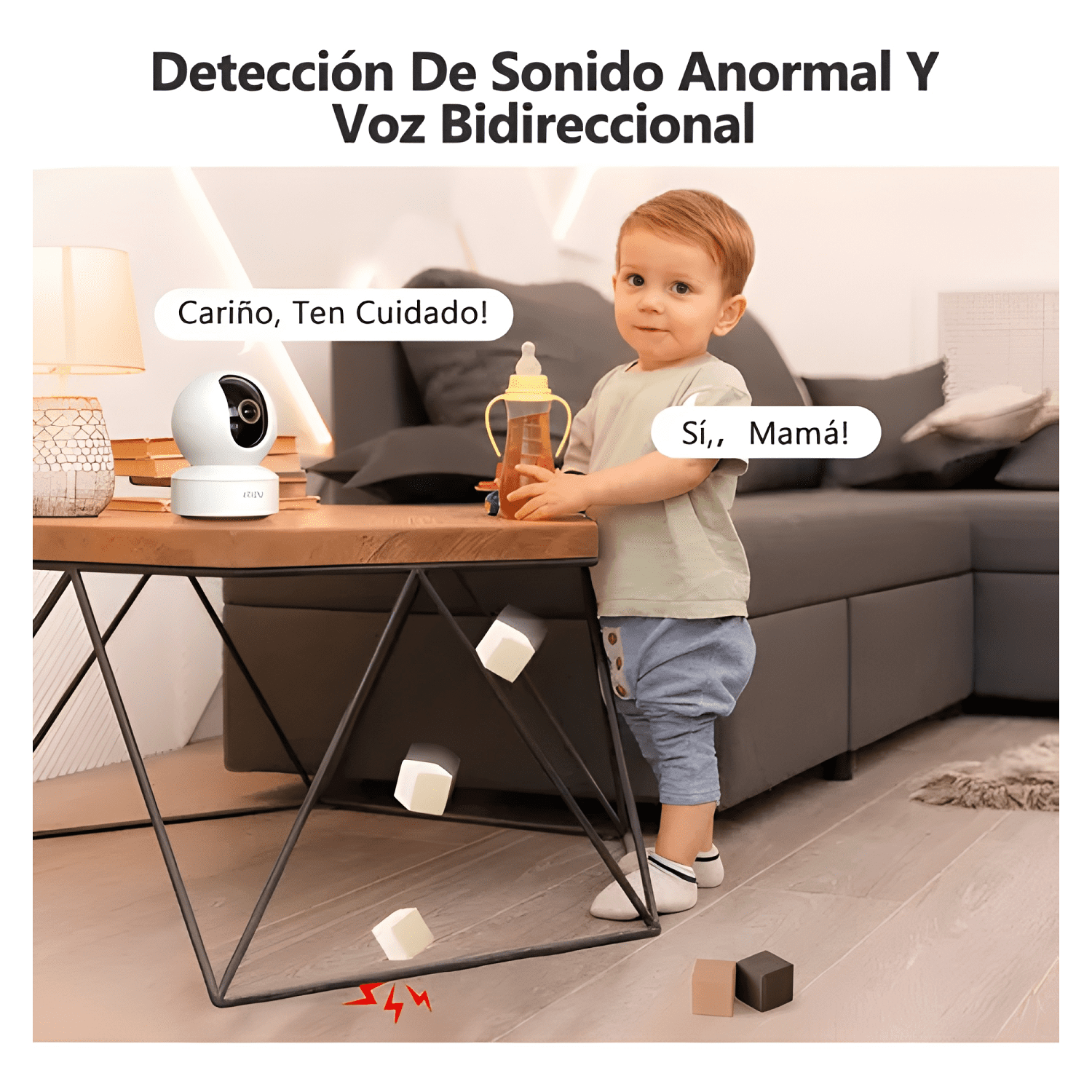 Imou Cámara de Seguridad Dk2 5mp Ip Wifi 360°interior III-4