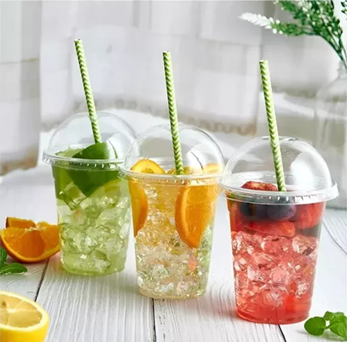 200 Vasos Desechables Tapa Domo 16oz-3