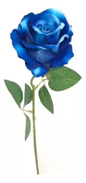 Rosas artificiales realistas varas individuales-0