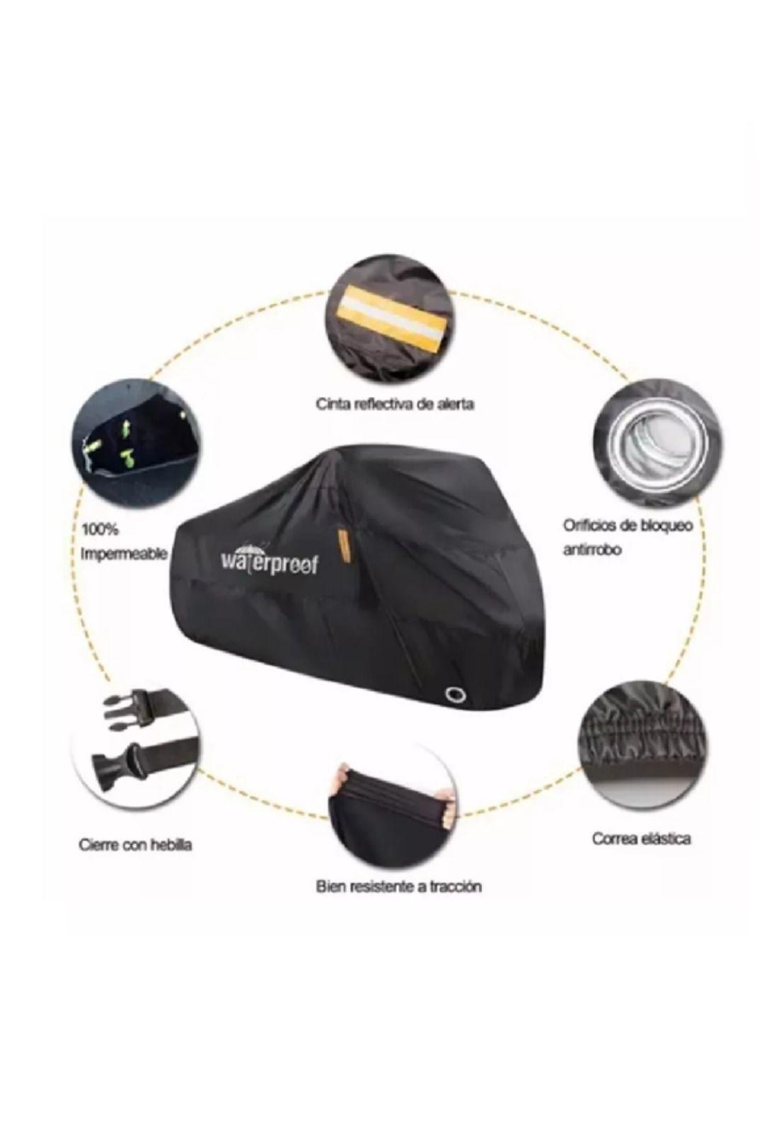 Cobertor funda cubre bicicleta impermeable protector 110x200-2