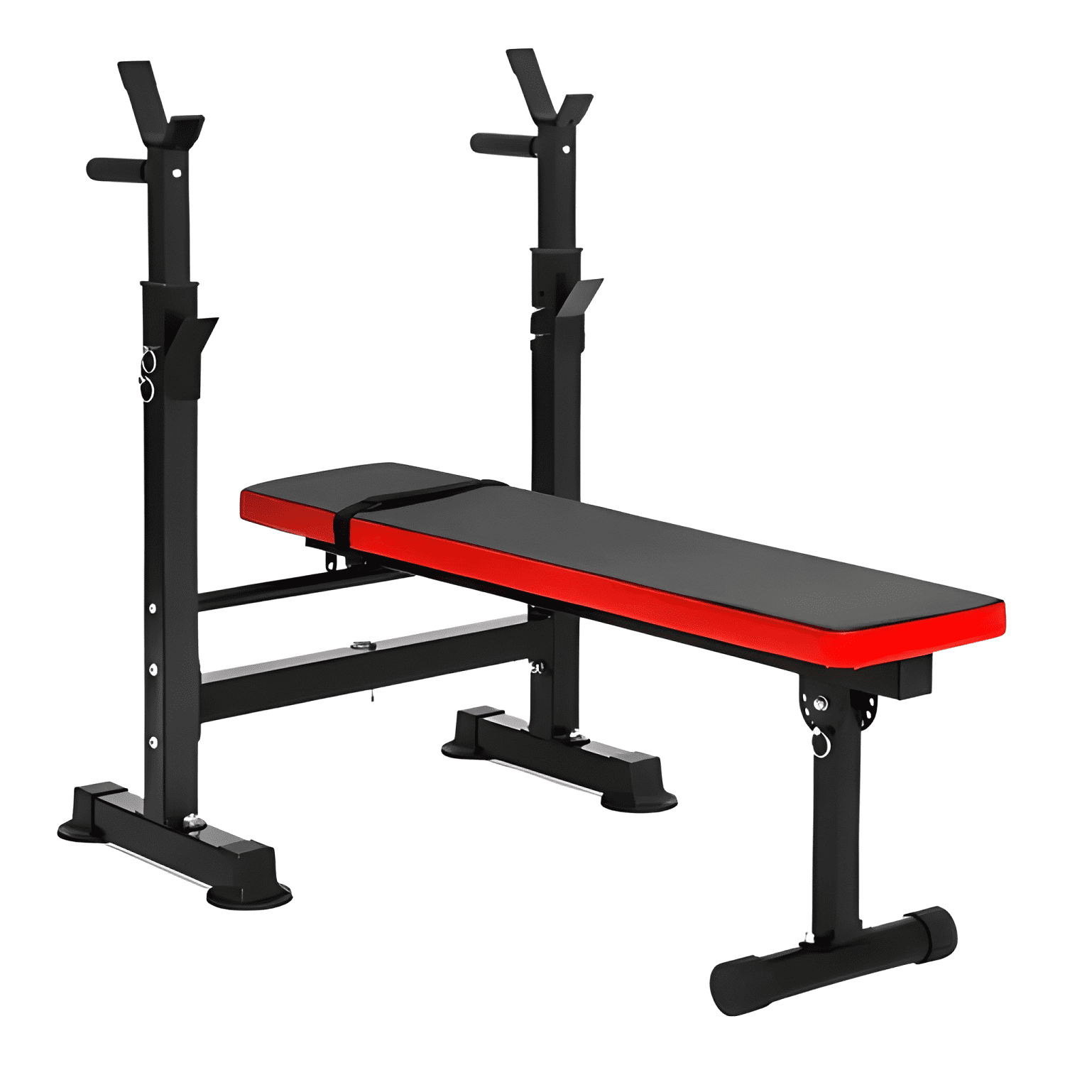 Banca reclinable Yep Fitness YEP1020 para pesas negra-0
