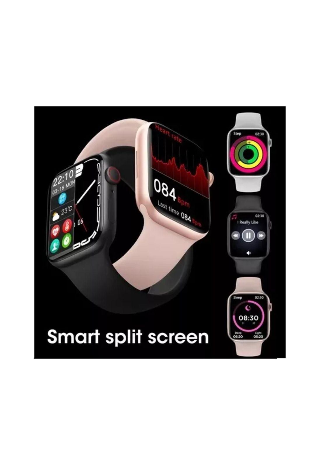 Reloj inteligente pro call serie 7 color rosado-3
