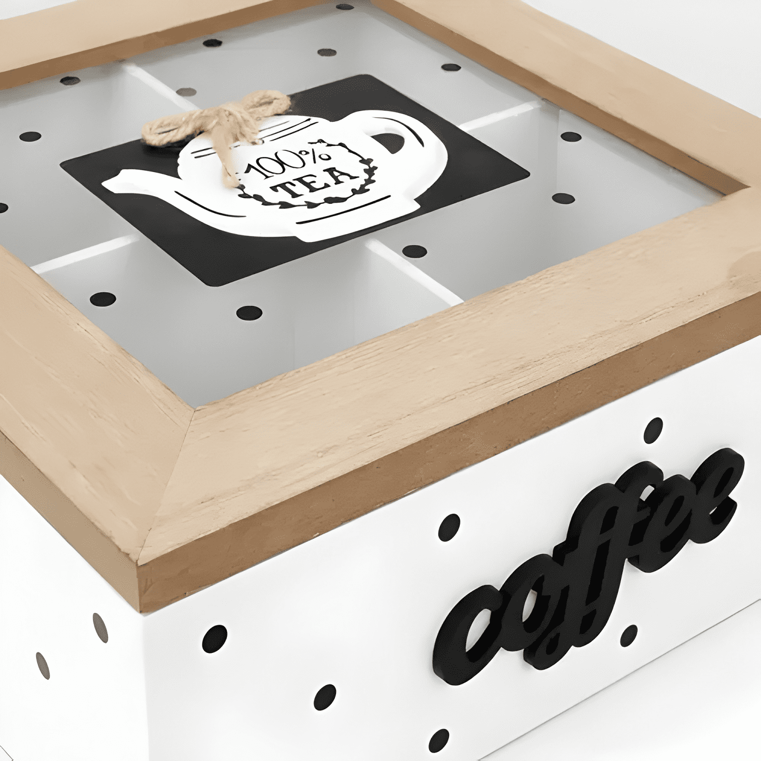 Organizador para bolsas de té 4 divisiones decorativo-4