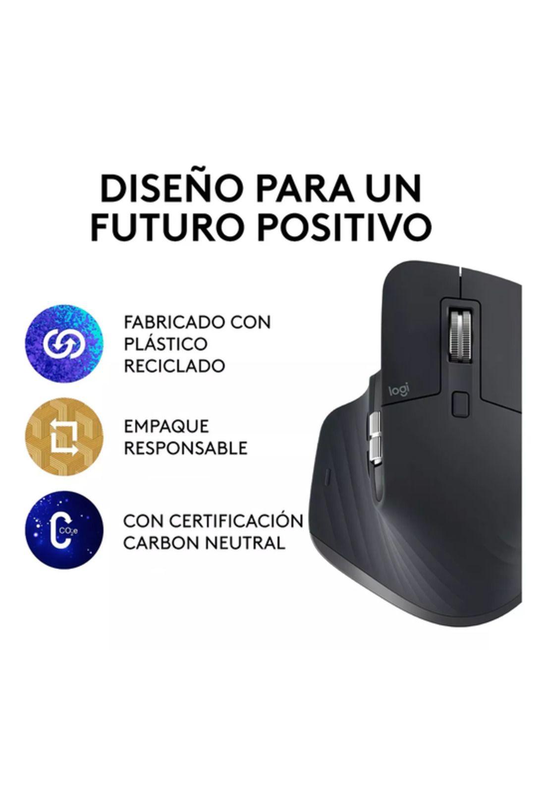 Mouse Wireless Logitech MX Master 3S Grafito-4
