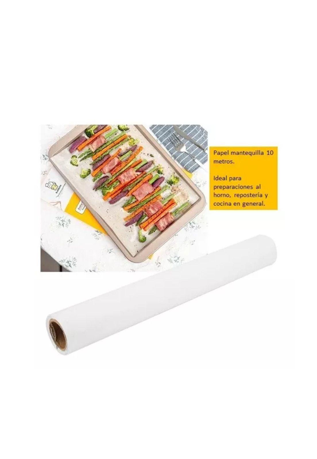 Papel Mantequilla 10m para Repostería y Preparaciones de Cocina-3