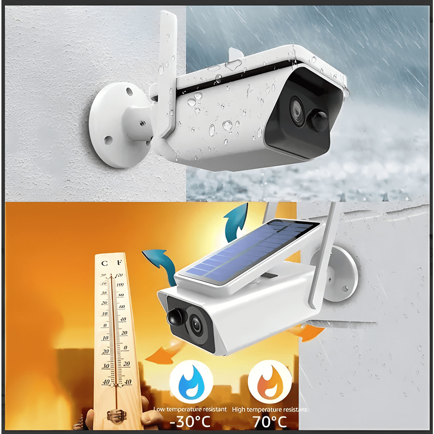Camara Ip Solar Ip Seguridad Wifi Exterior Hd 1080p Blanco-4