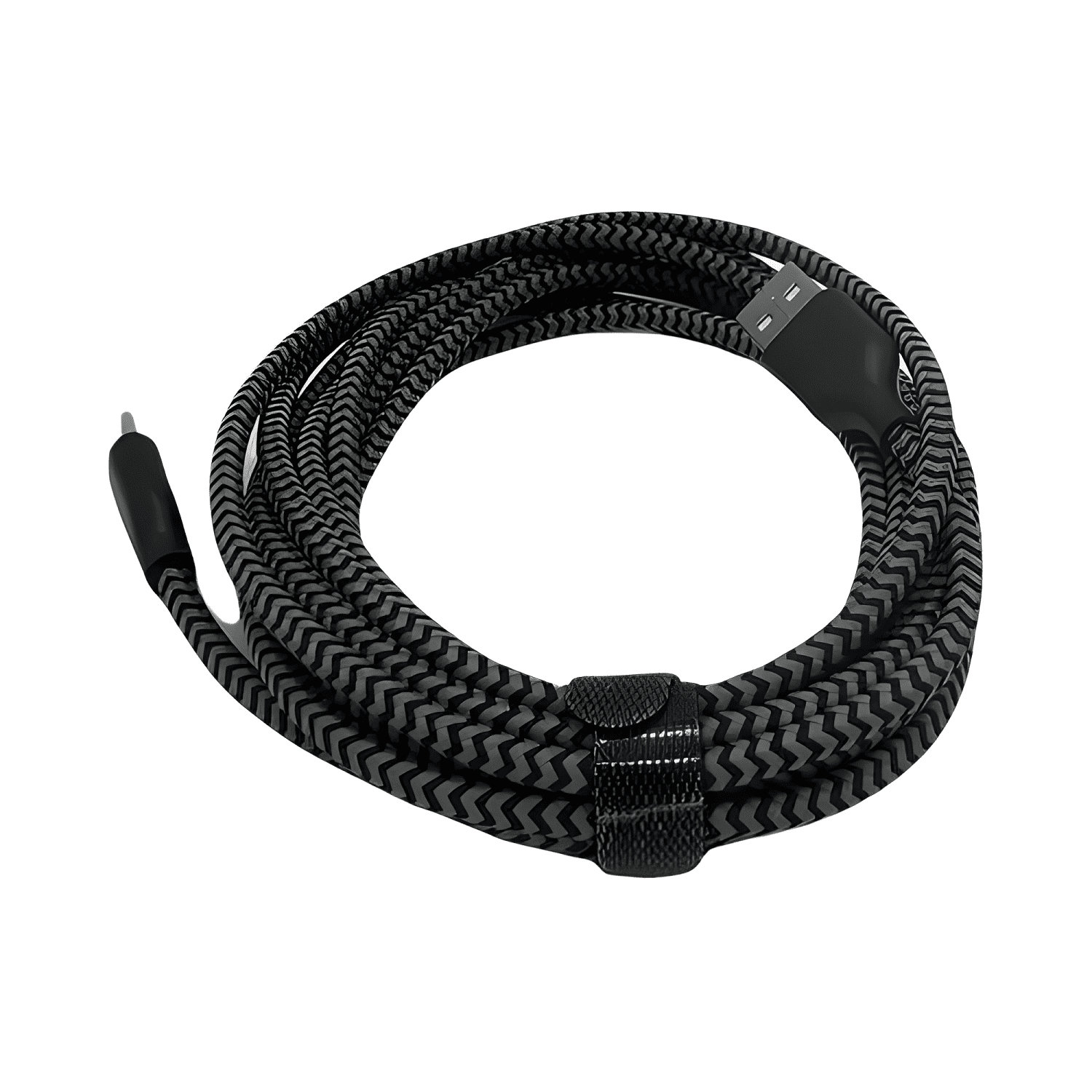 Cable micro USB 3 carga rápida metros reforzado /plomo Negro-2