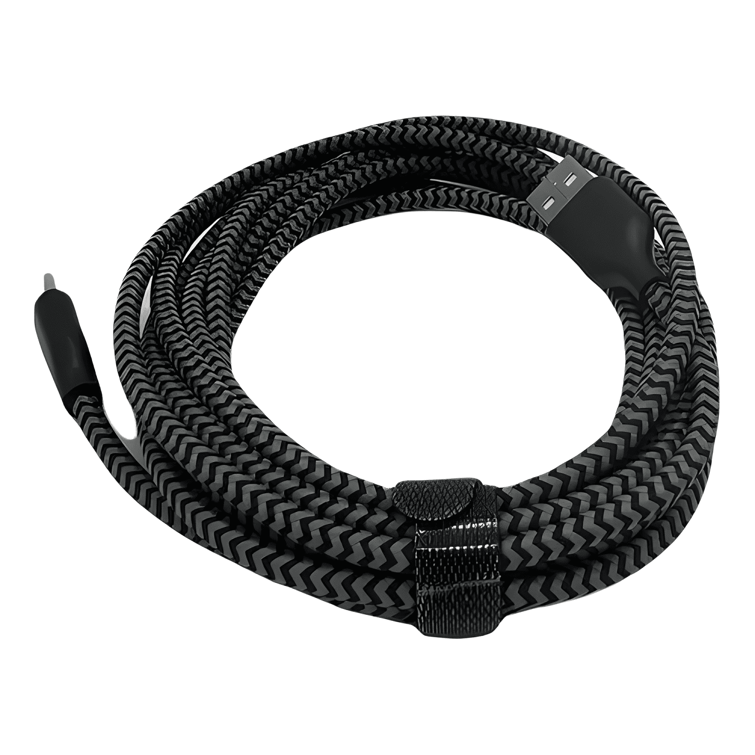 Cable micro USB 3 carga rápida metros reforzado /plomo Negro-3