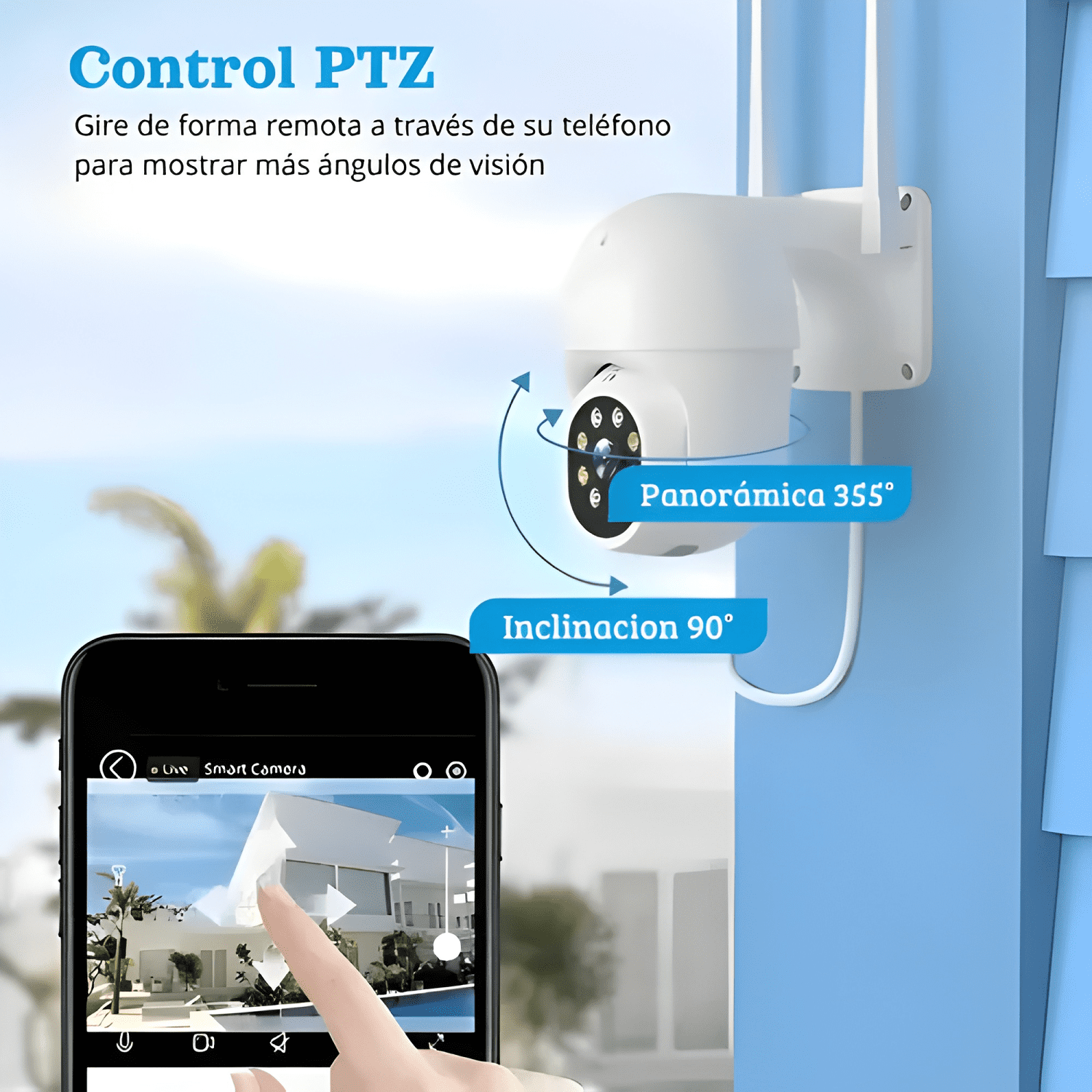 Pack X2 Camara Ip Wifi Exterior 1080p Inalambrica Hd-3