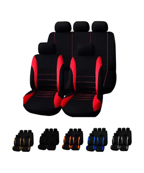 Set Universal 10 Piezas Funda Cubre Asiento para Automóvil-1