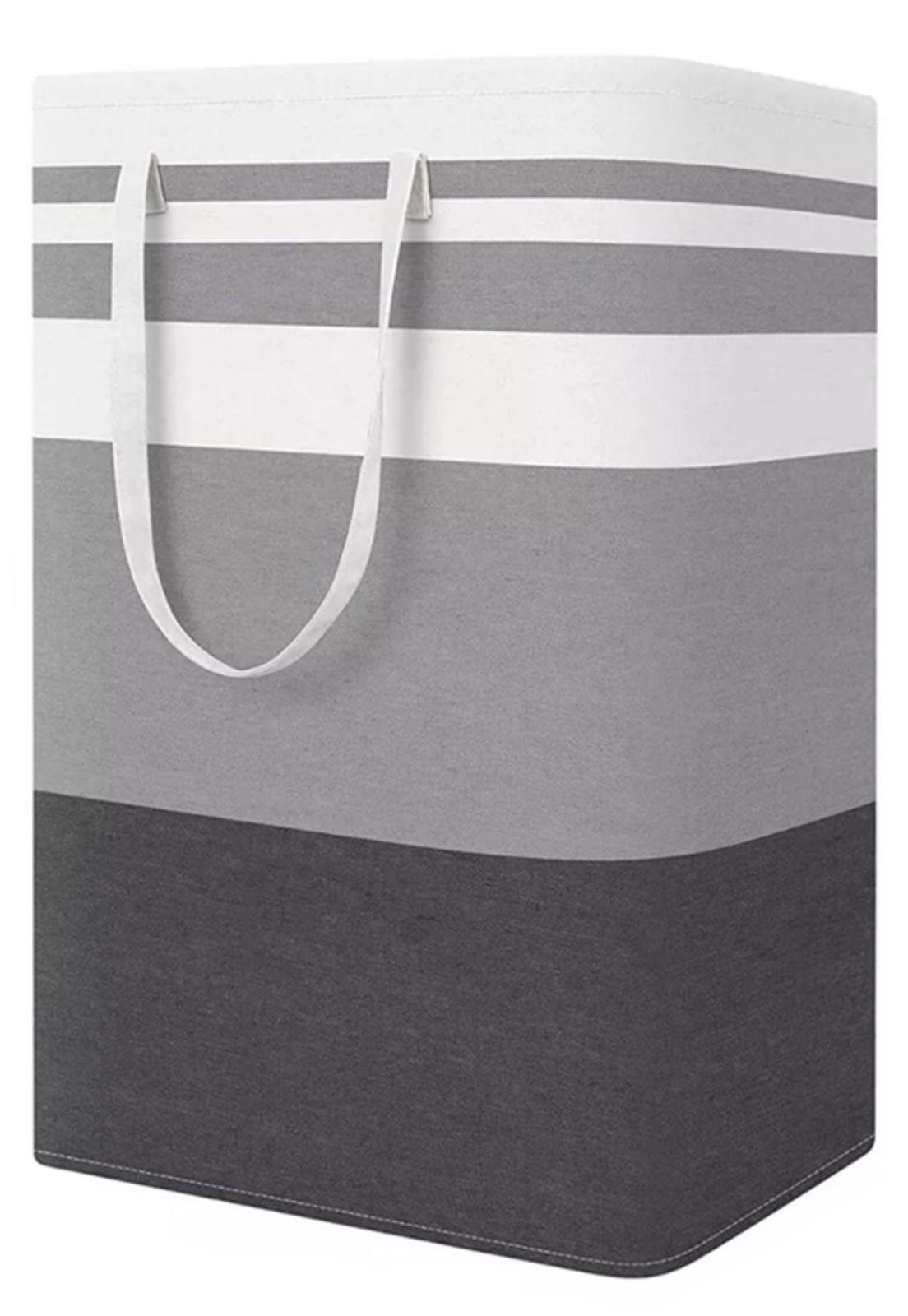 Cesto grande para ropa sucia y lavandería plegable (2x75l + 2x5l) tricolor-0