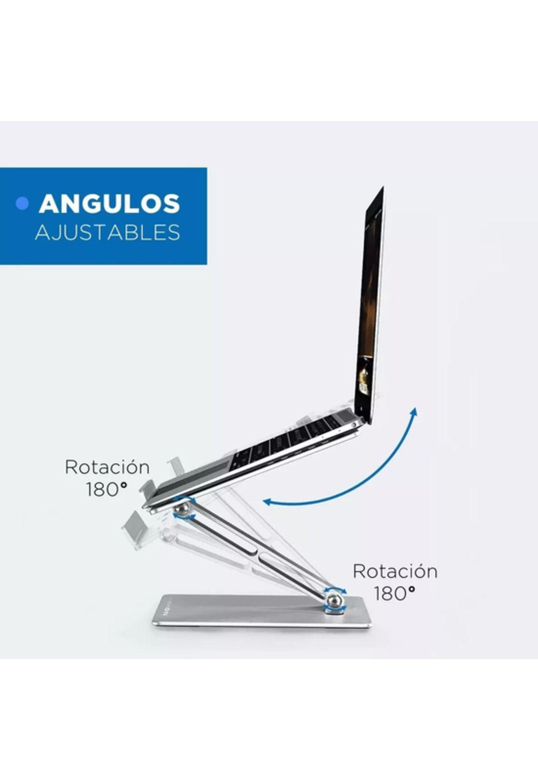 Soporte base ajustable para Mac MacBook notebook alum 10-17 gris-2