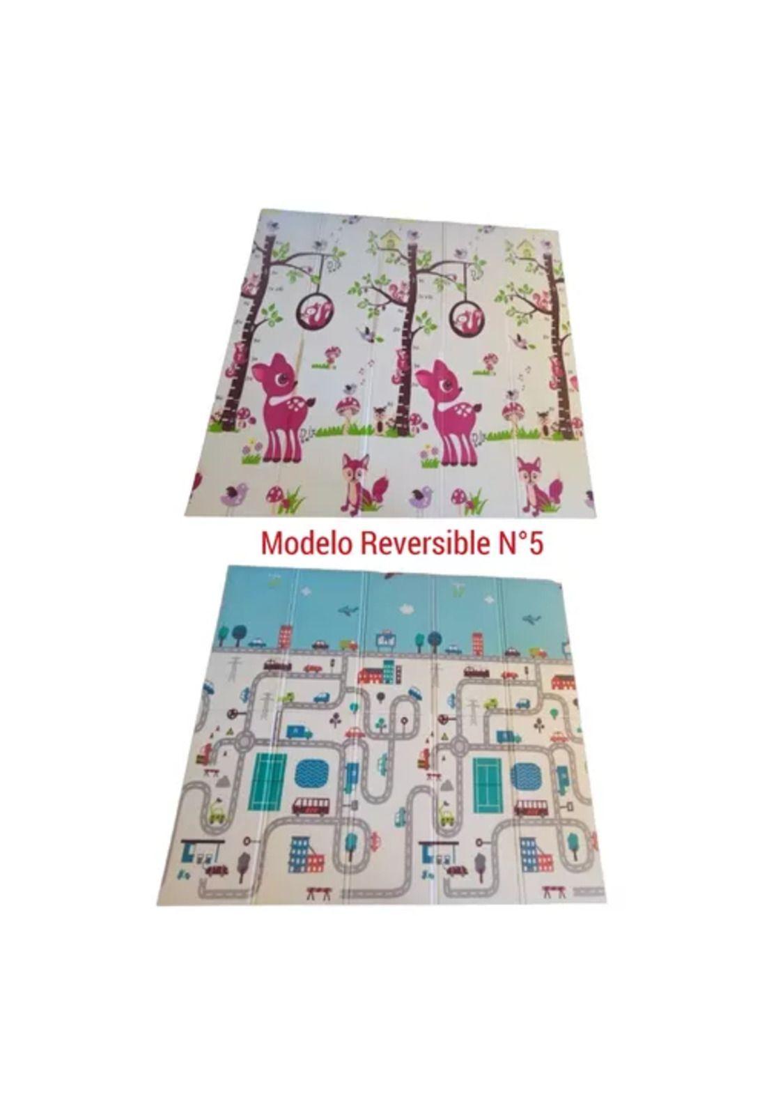 Alfombra antigolpes para niño y bebé, con bolso, 180x200x1 cm, premium-4