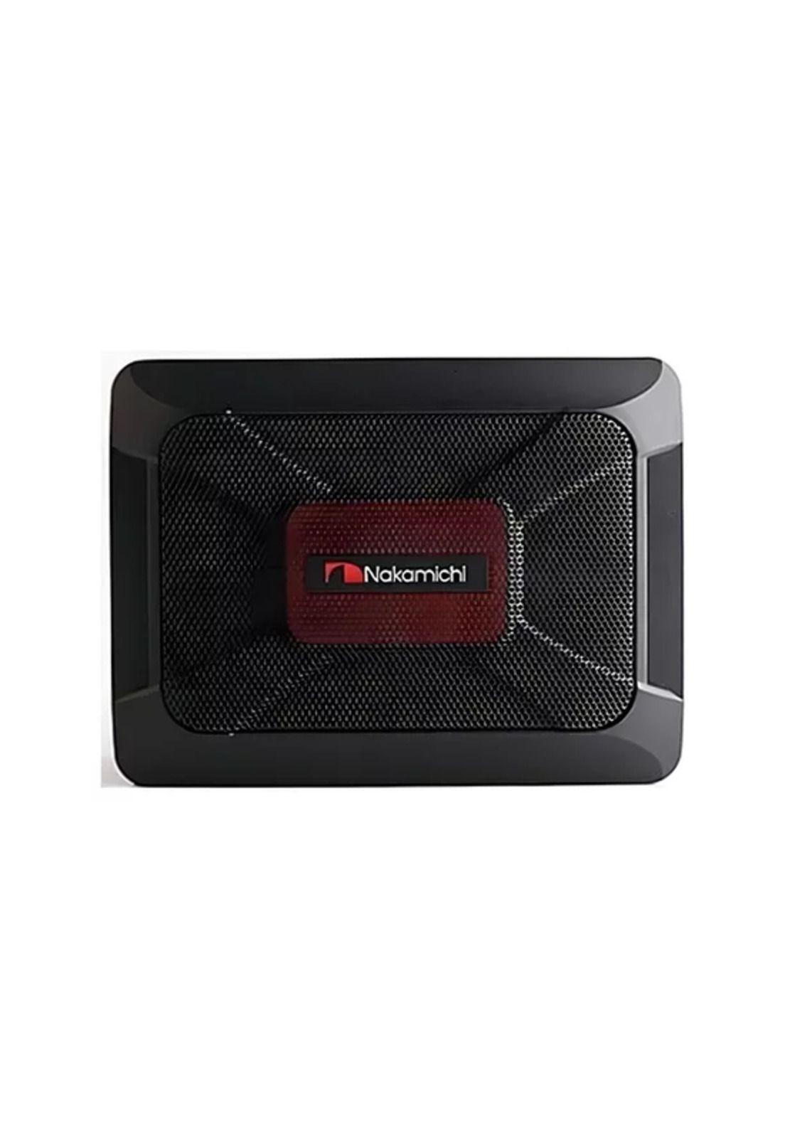 Caja de subwoofer amplificada delgada Nakamichi de 100 W Rms 1000 W Negro-2