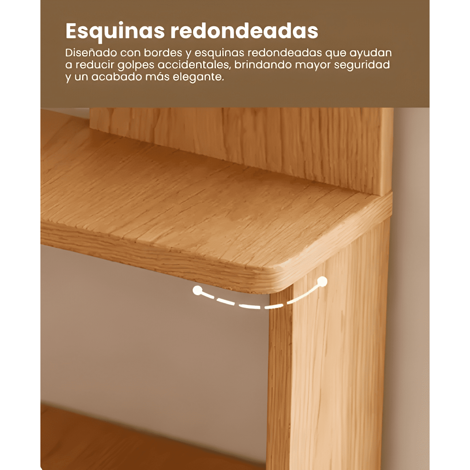 Librero de madera biblioteca organizador 162x60x40cm #8-4
