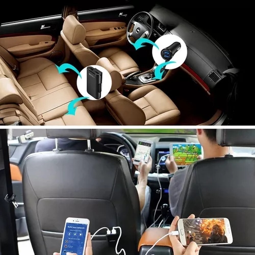 Cargador rápido 4 USB automóvil 35W-7
