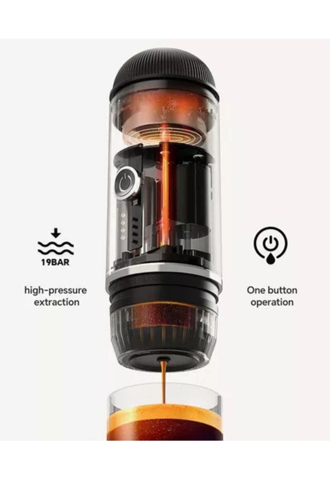 Máquina de café portátil, cafetera de mano, mini máquina café-4