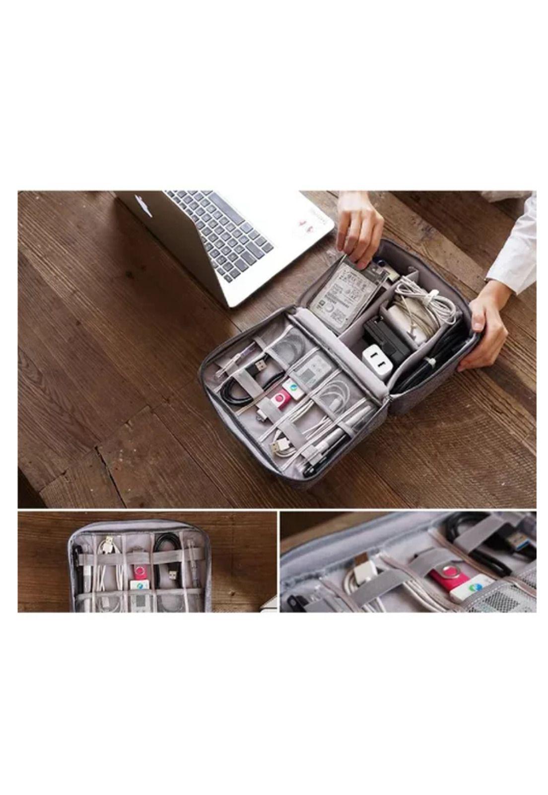 Organizador de electrónica Gadnic para viajes, valijas, color negro-5