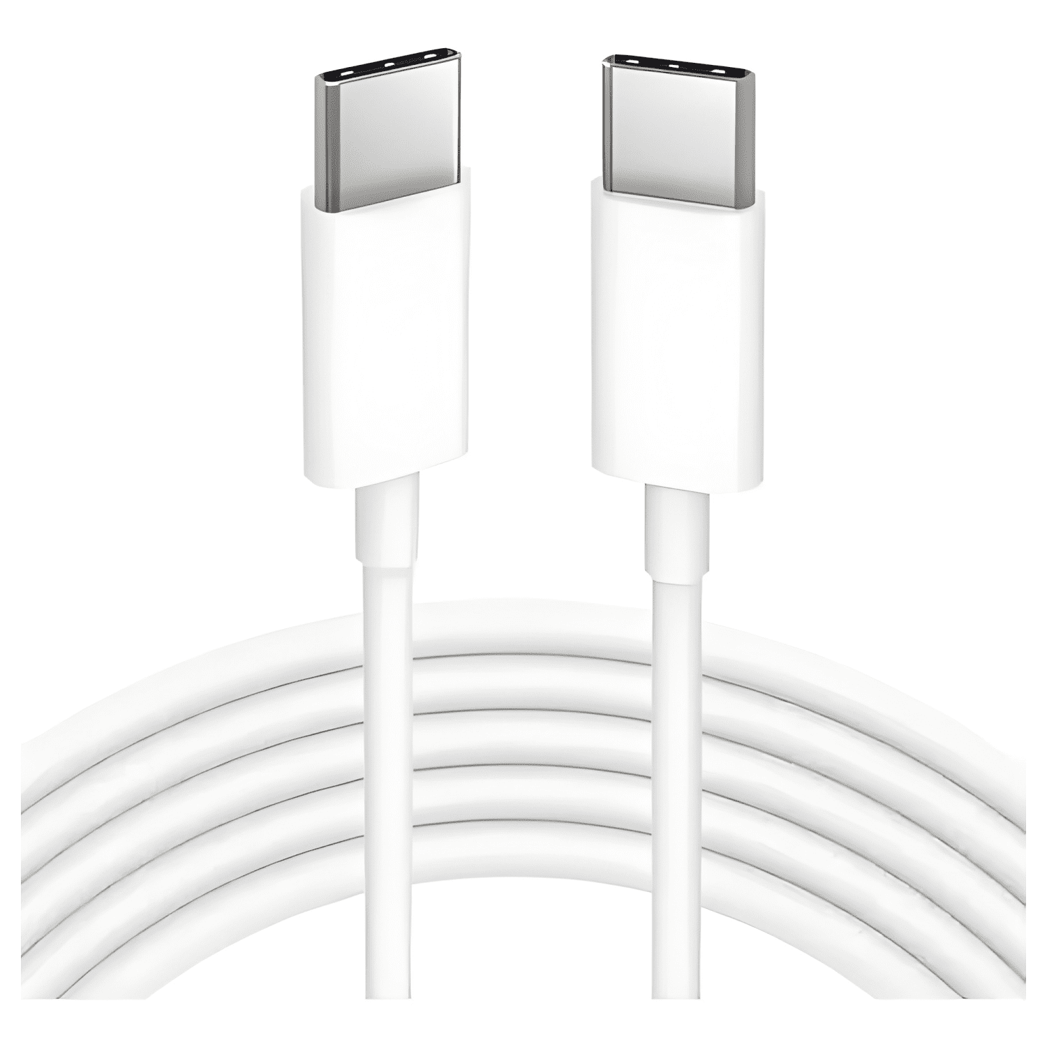 Cable USB tipo c carga rápida shuang.w 1m Blanco-2