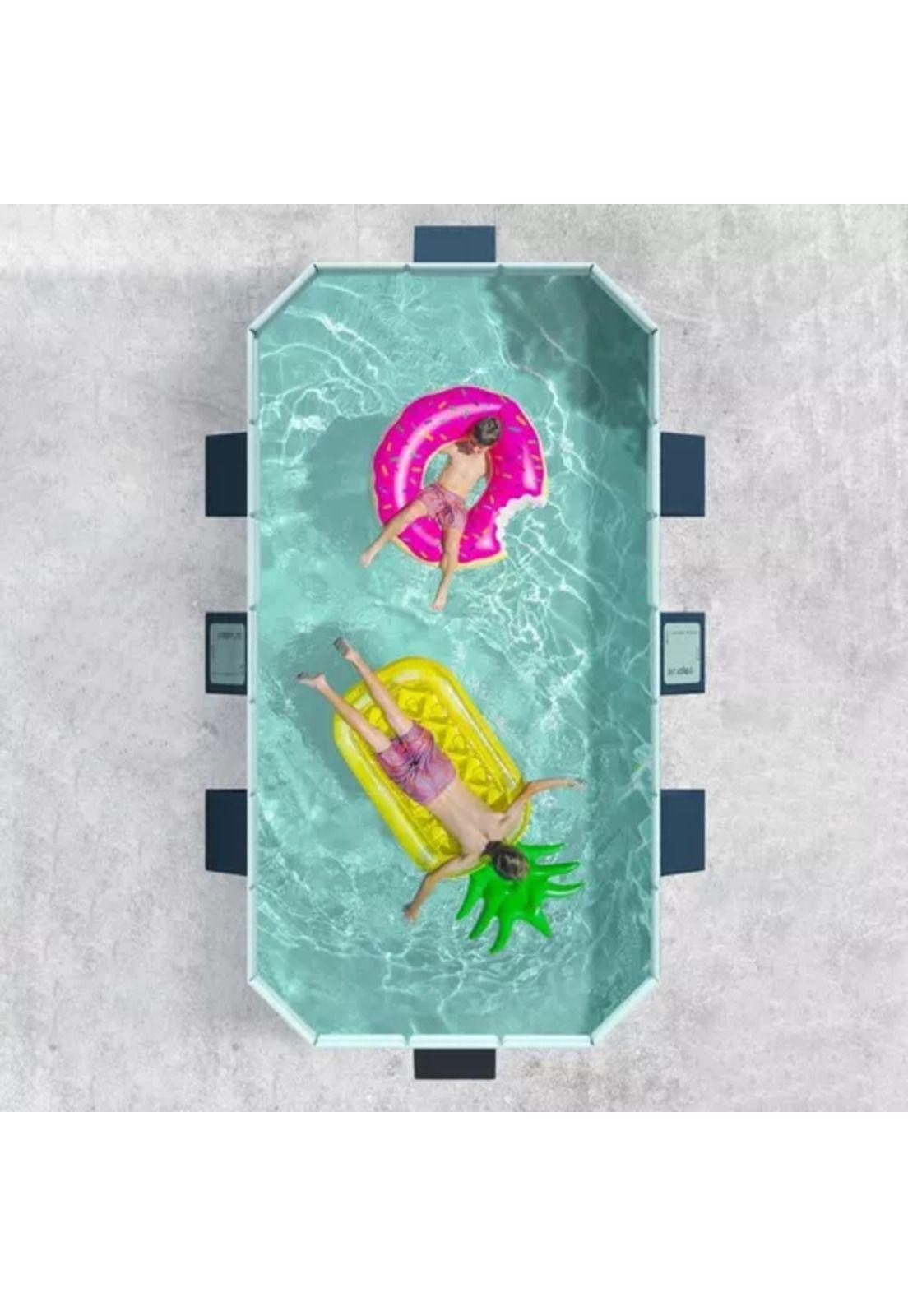 Piscina rectangular 260 cm para niños 5+ años-3