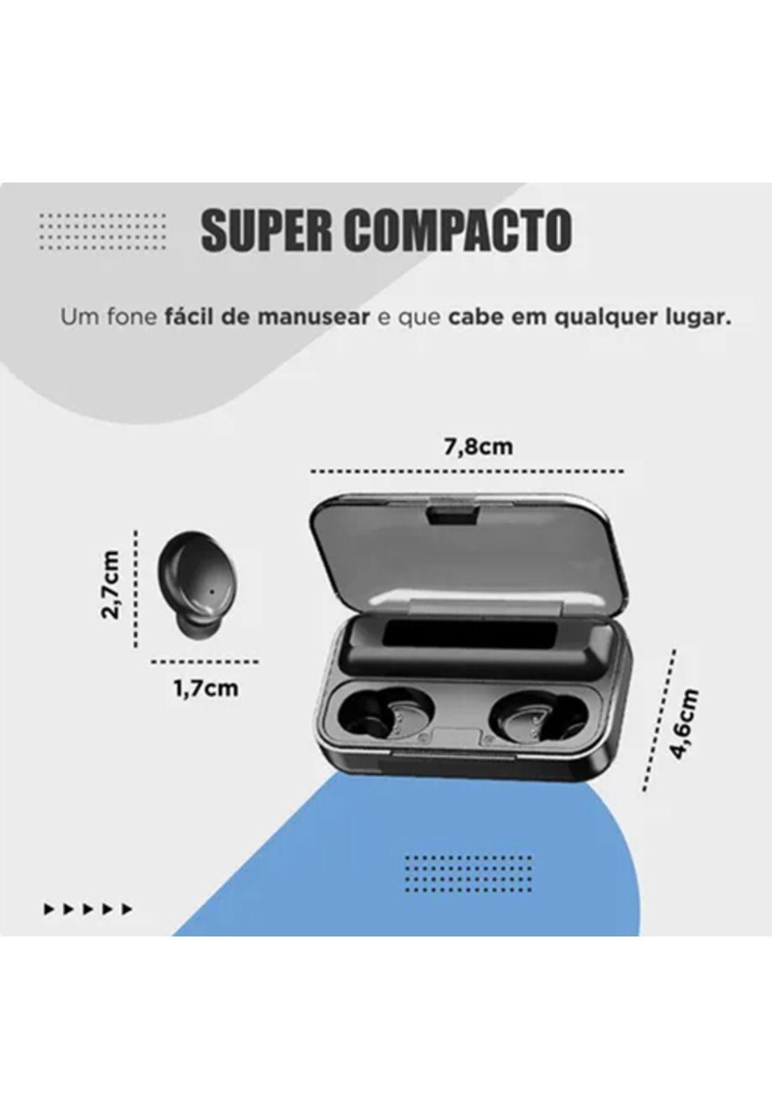 Audífonos in-ear inalámbricos F9-5 color negro-4