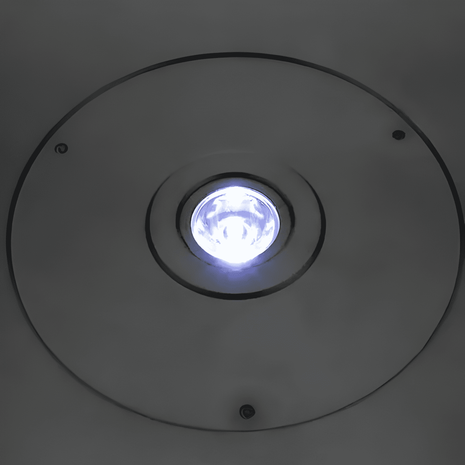 Base Giratoria De Fotografía O Exhibición 360° Con LED Negro-2