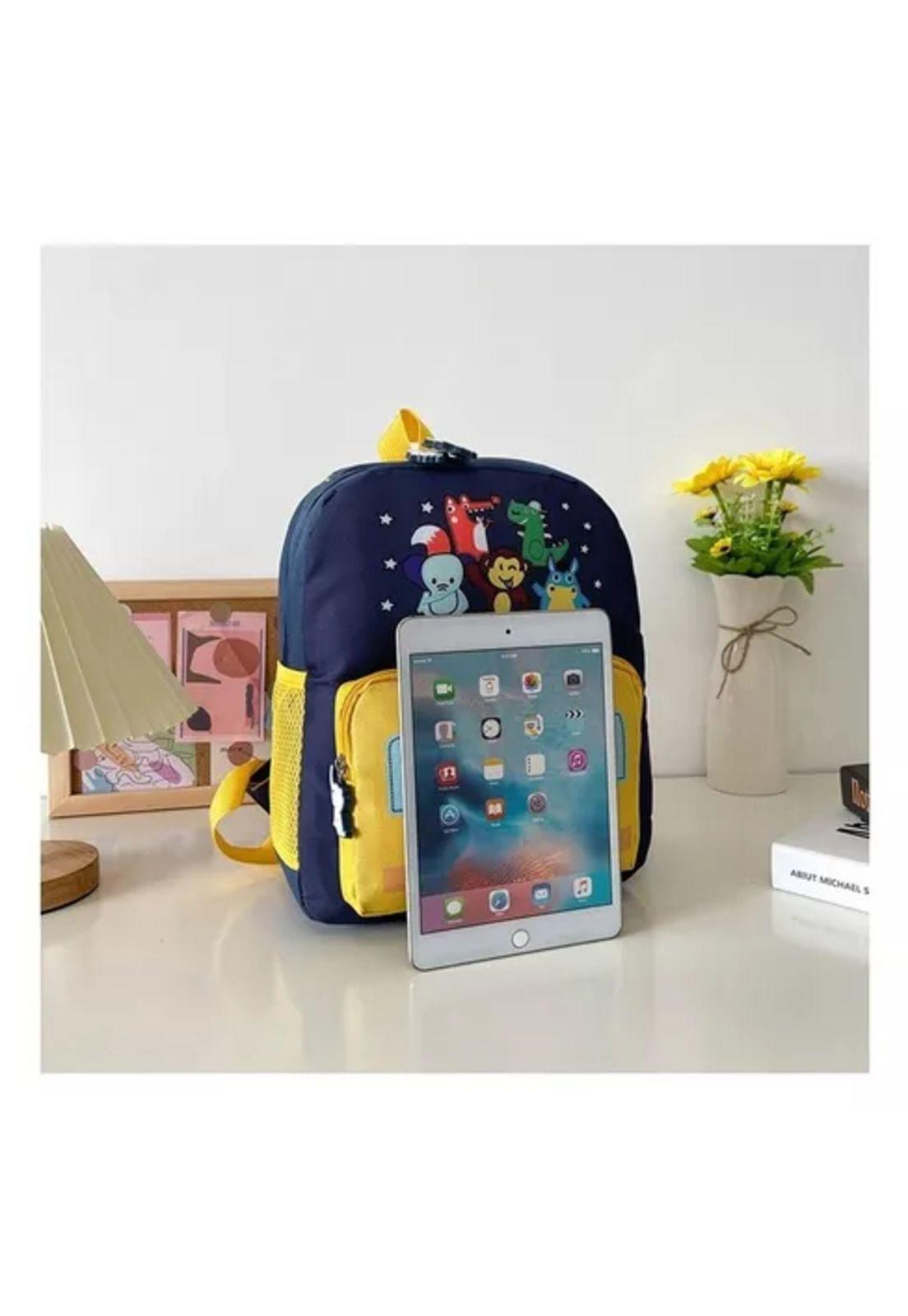 Mochila animalitos para niños, kindergarten, color rojo, impermeable-4