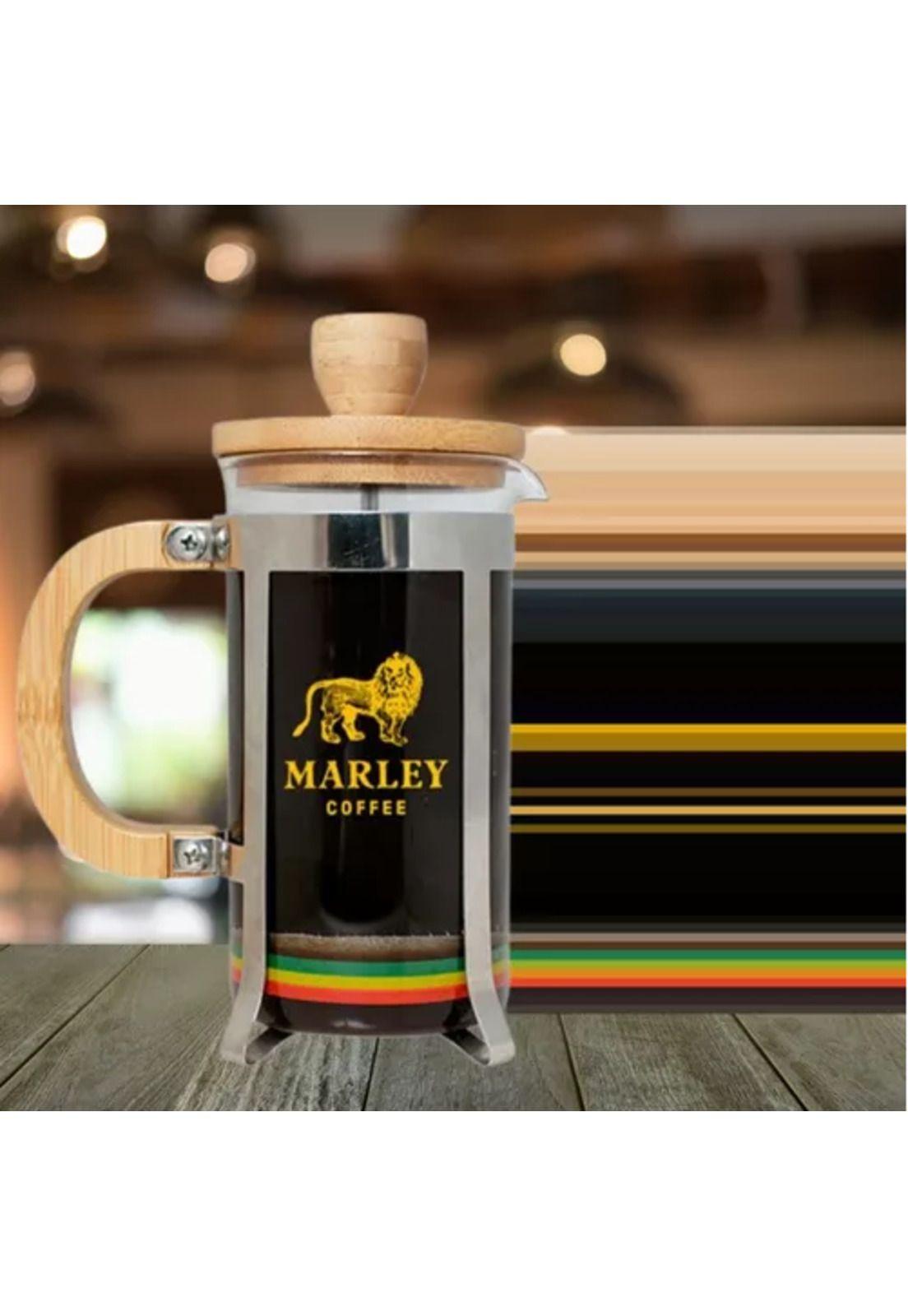 Prensa francesa, 600 ml, Marley Coffee, color plateado-2