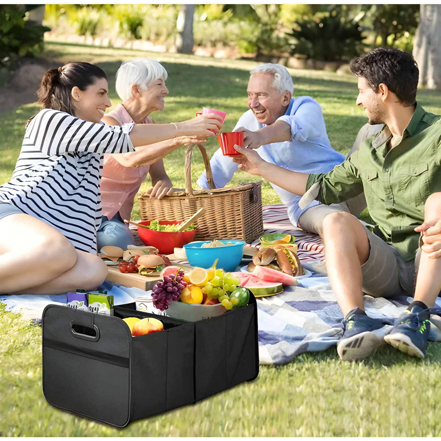 Caja Organizadora De Maleta Auto Bolso Maletero Plegabl #684-2