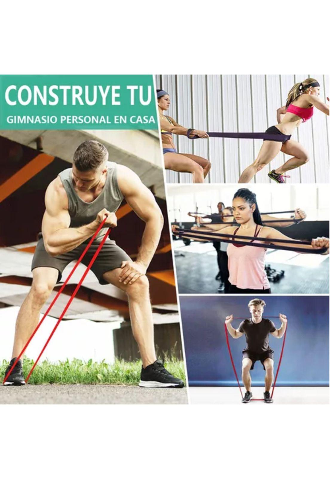 Kit de bandas elásticas de resistencia, pull up, CrossFit, 3 piezas-5
