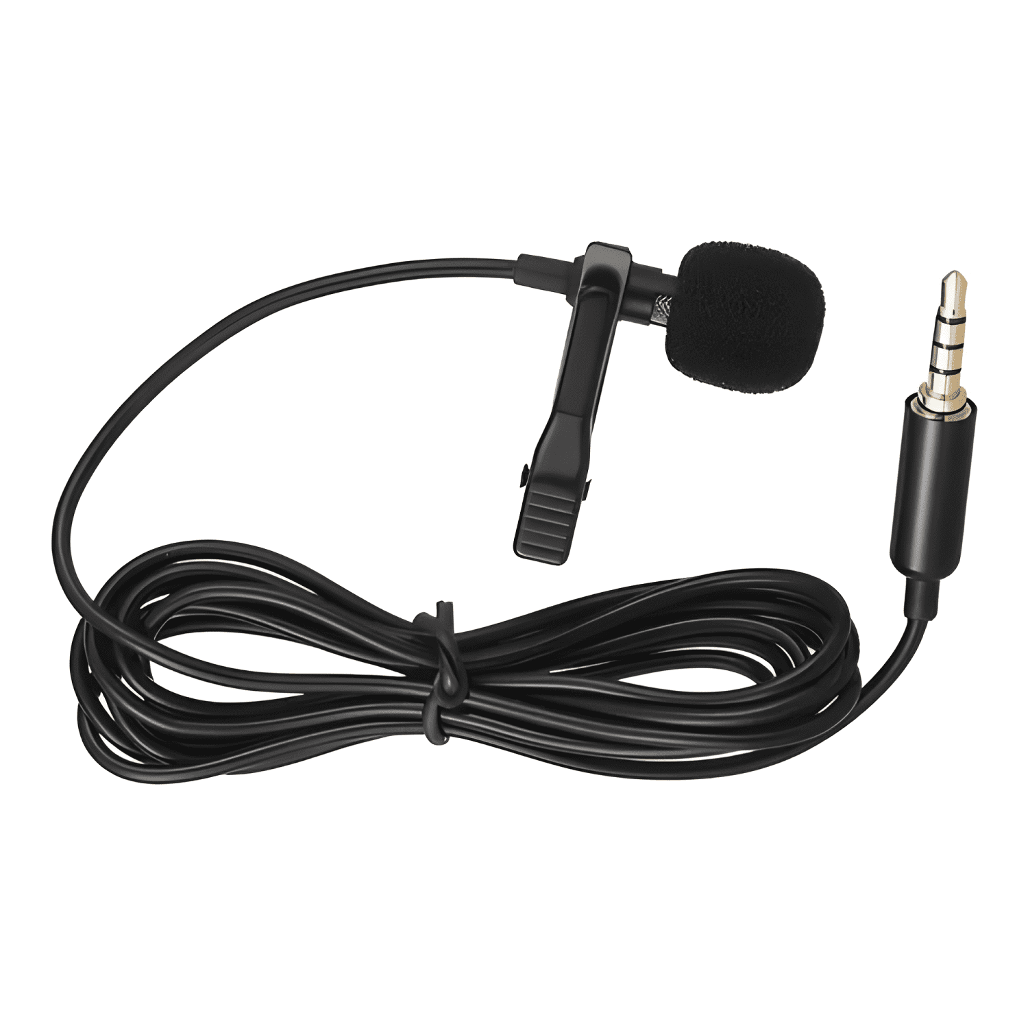 Microfono manos libres clip celular gamer blogger Negro-2