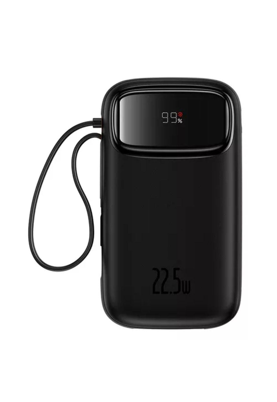Power bank Baseus lightning y tipo C 20000 mAh 22.5W negro-0