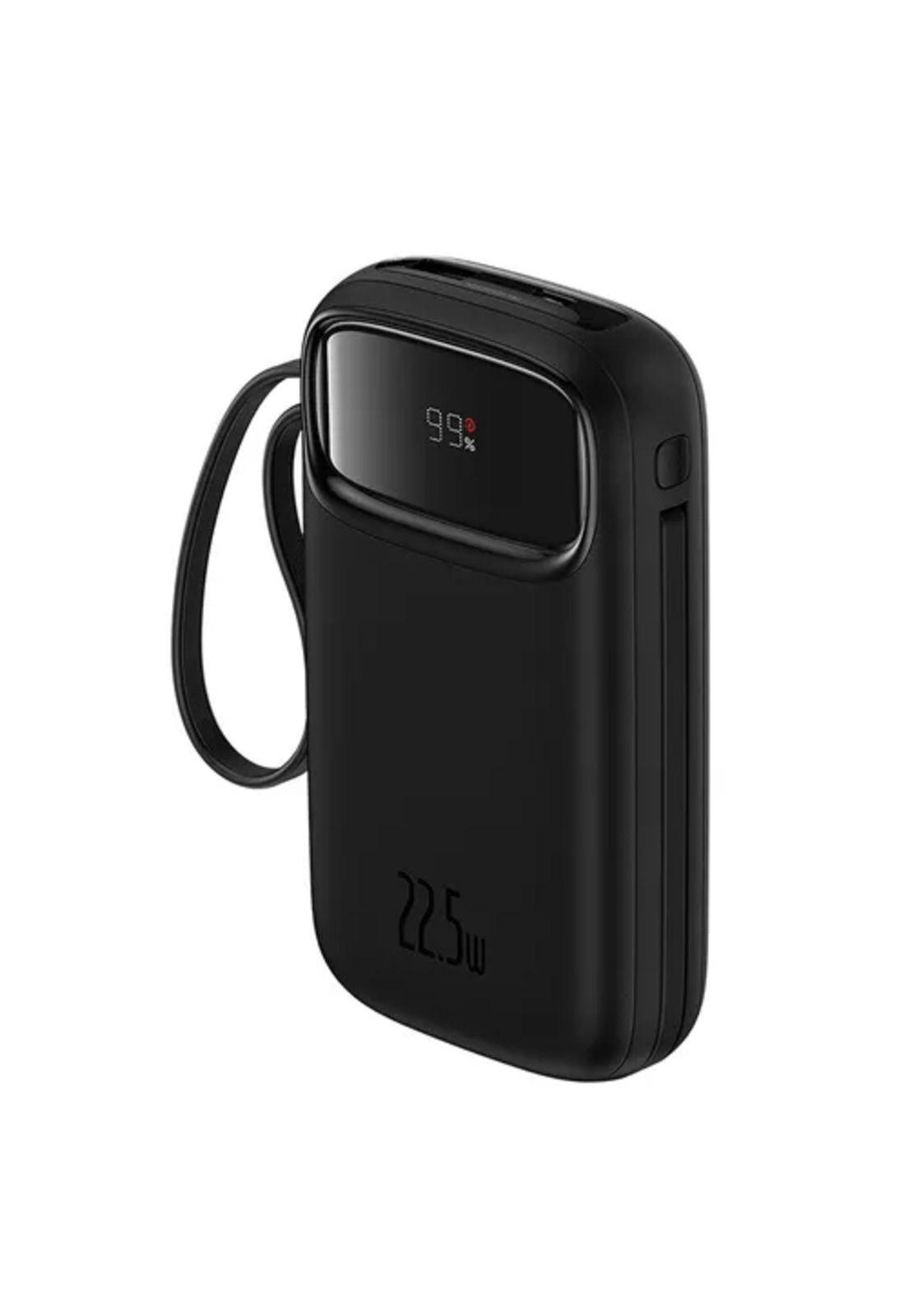 Power bank Baseus lightning y tipo C 20000 mAh 22.5W negro-1